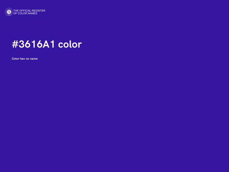 #3616A1 color image
