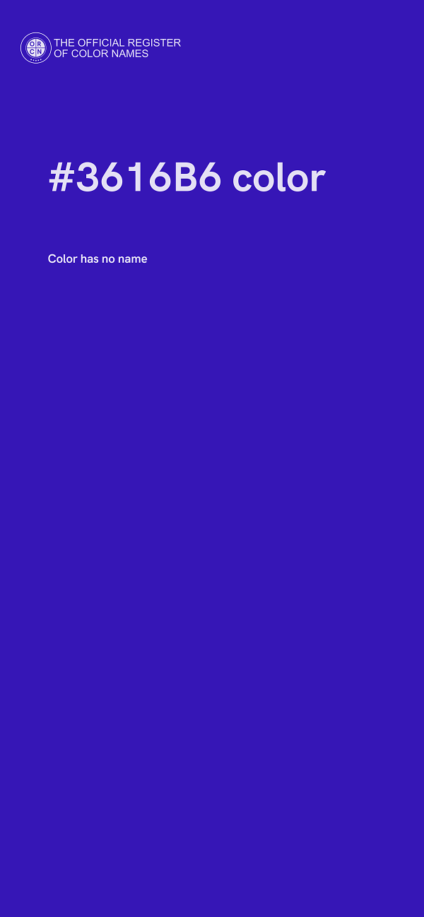 #3616B6 color image