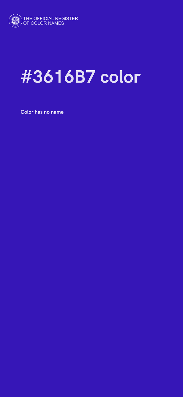 #3616B7 color image