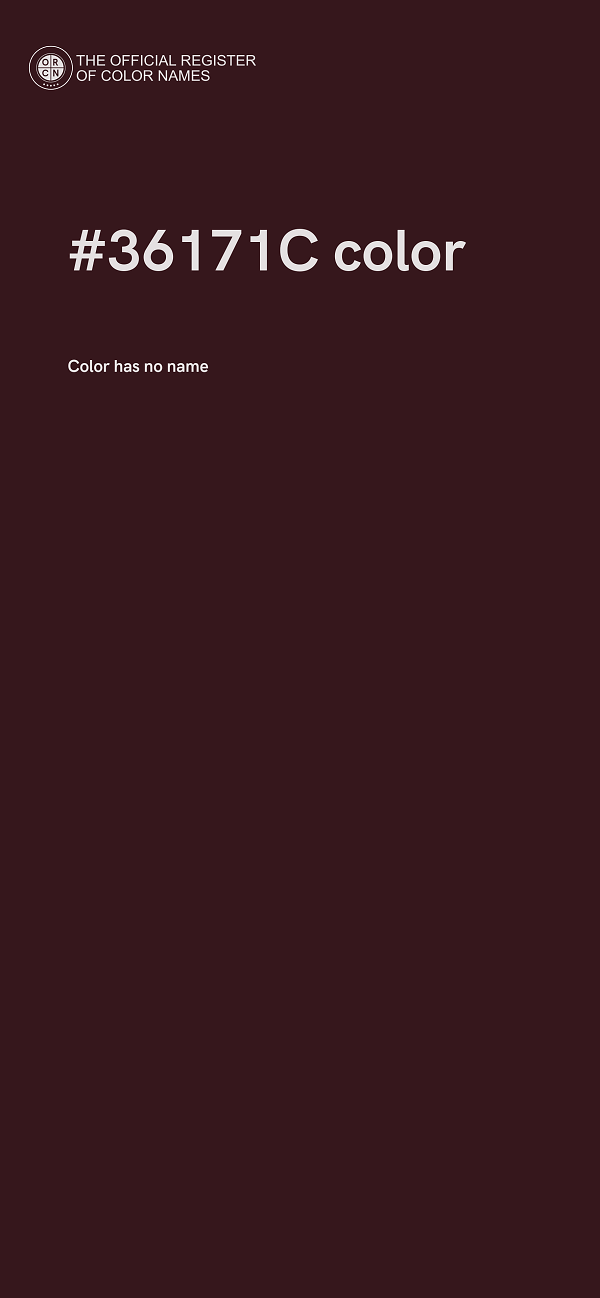#36171C color image