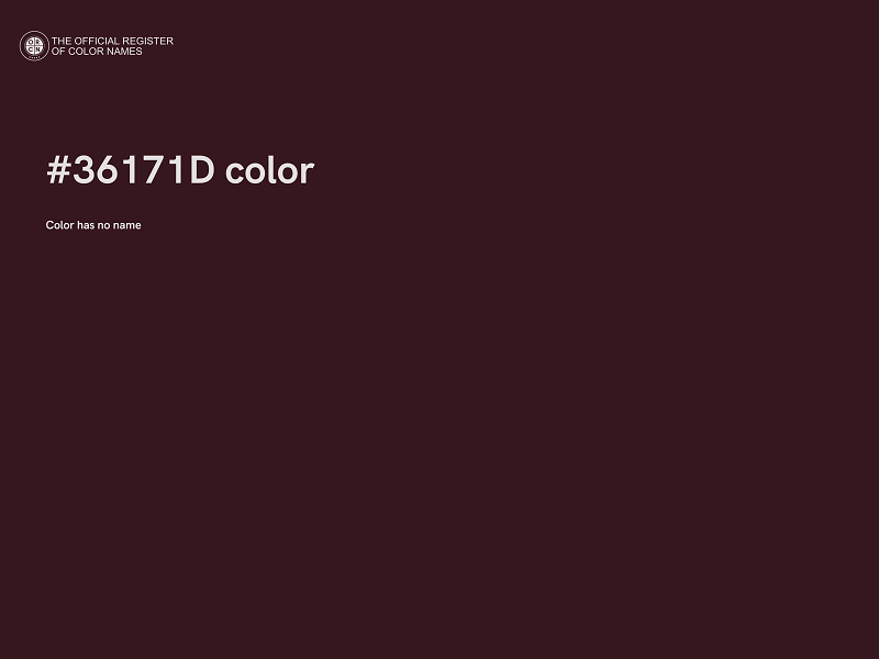 #36171D color image