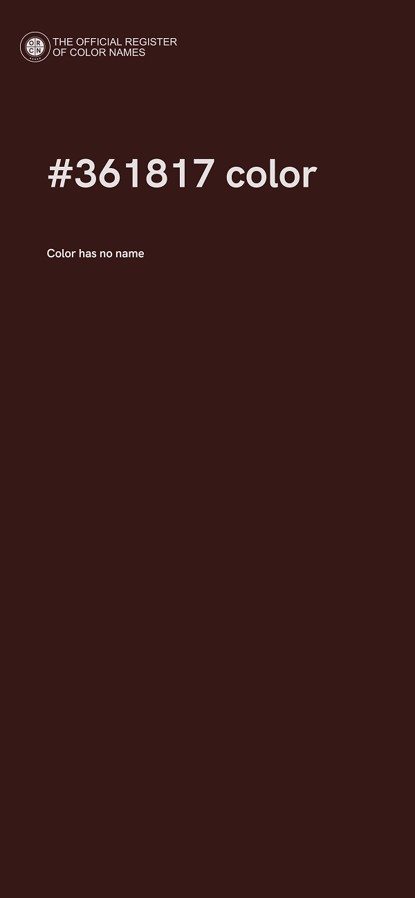 #361817 color image