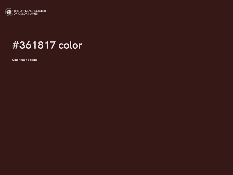#361817 color image
