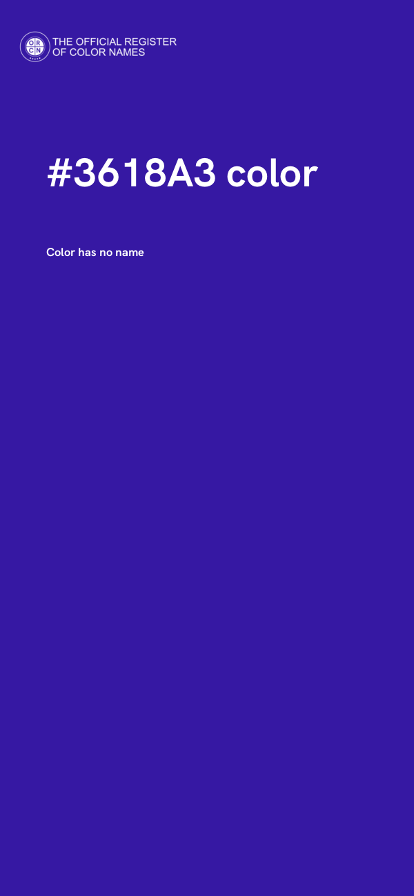 #3618A3 color image