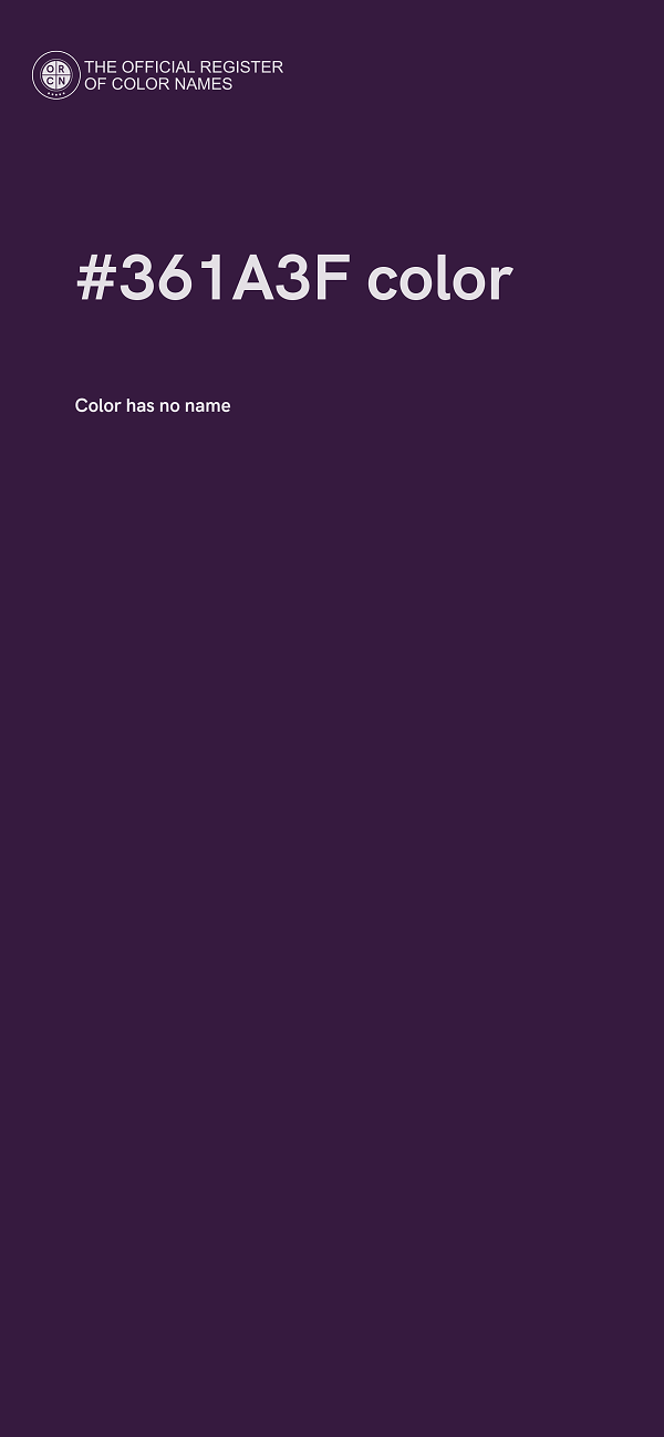 #361A3F color image