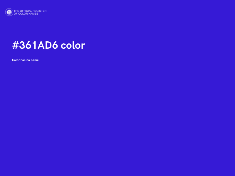 #361AD6 color image
