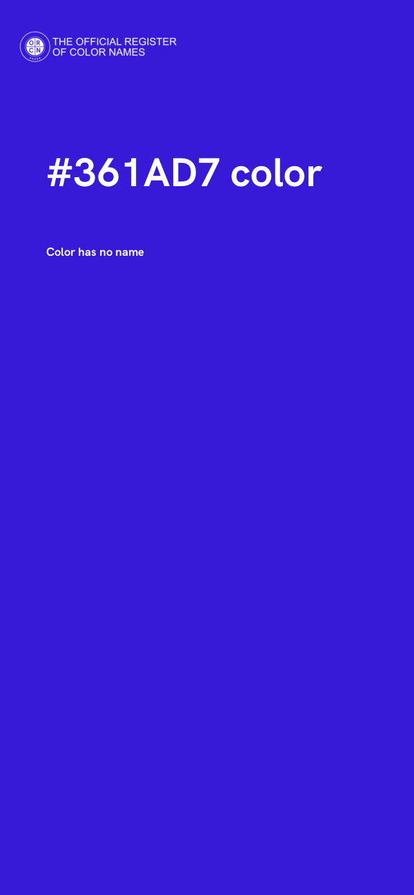 #361AD7 color image