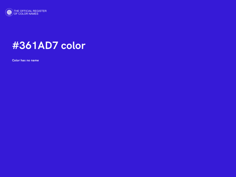 #361AD7 color image