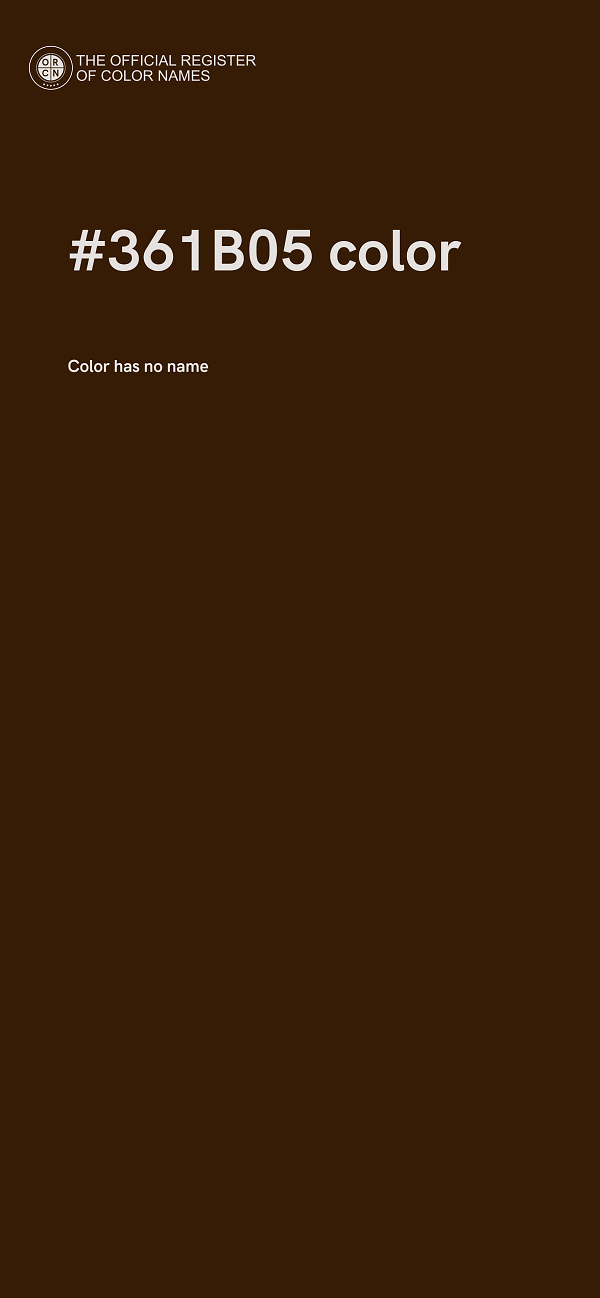 #361B05 color image