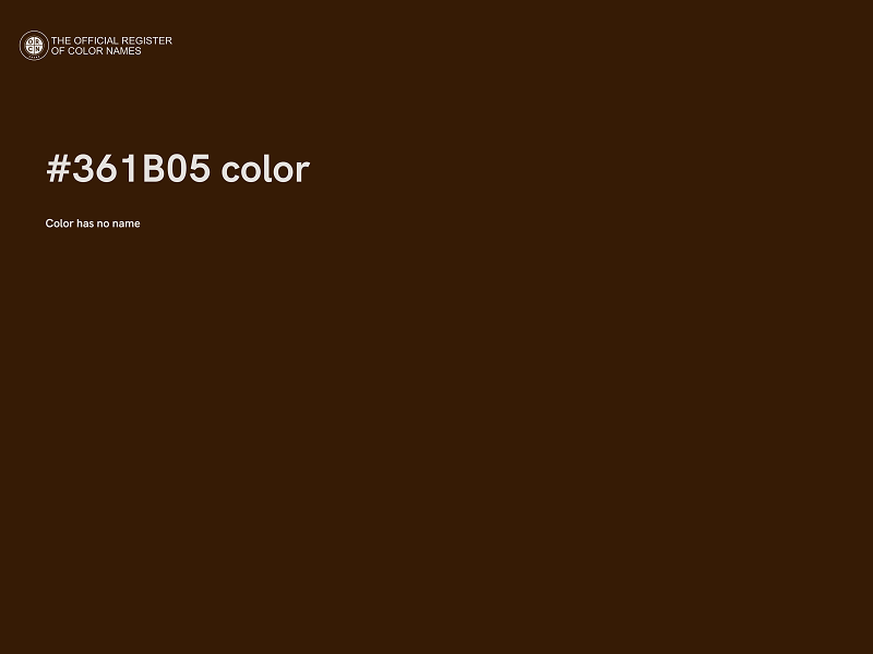 #361B05 color image