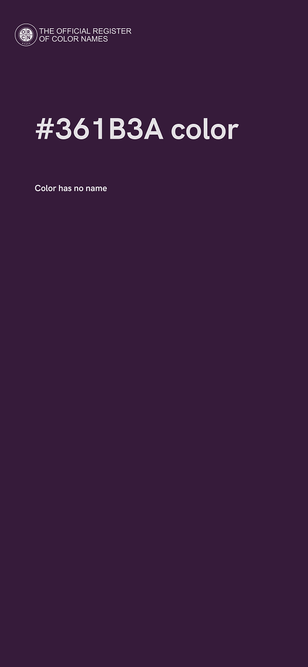#361B3A color image