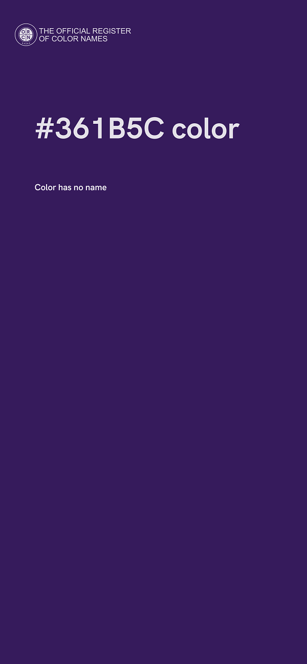 #361B5C color image