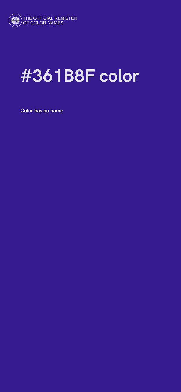#361B8F color image
