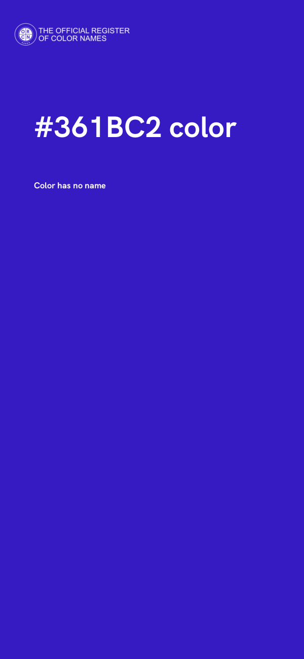 #361BC2 color image