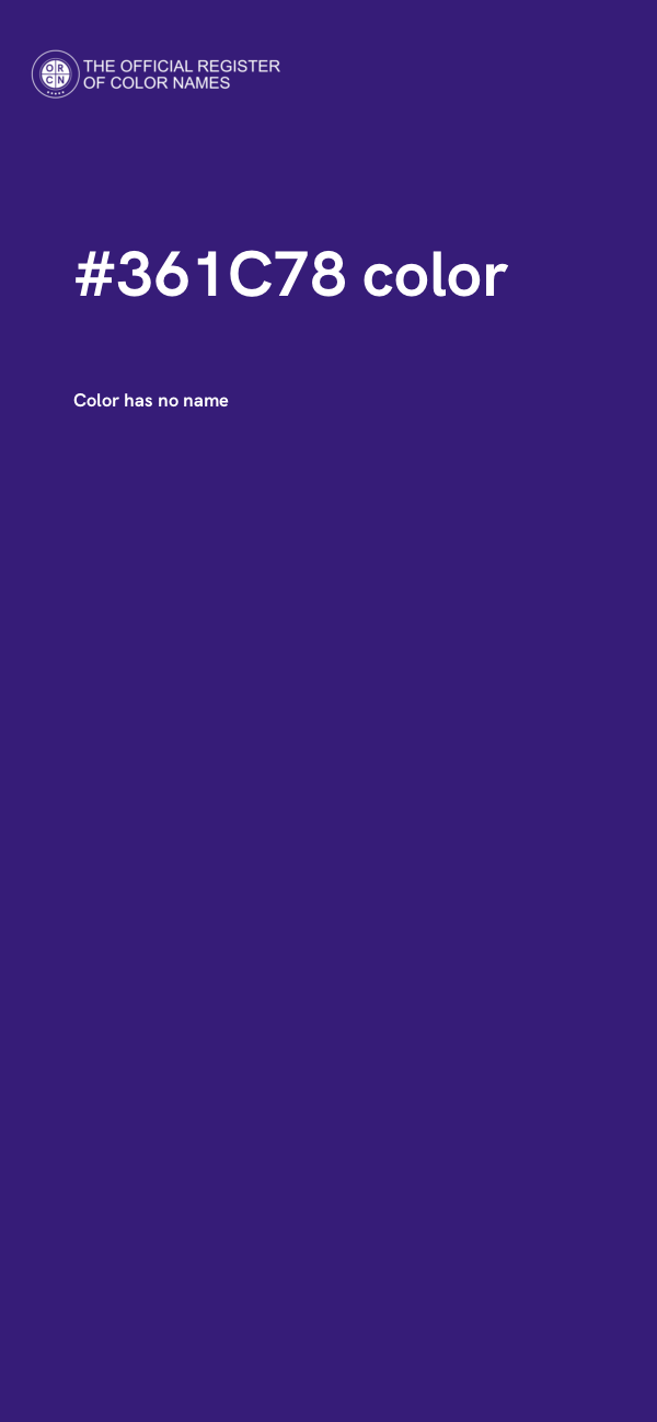 #361C78 color image