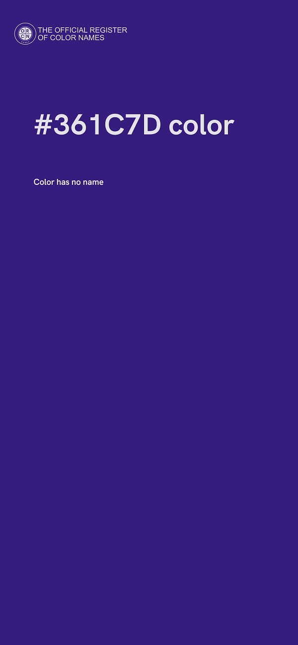 #361C7D color image