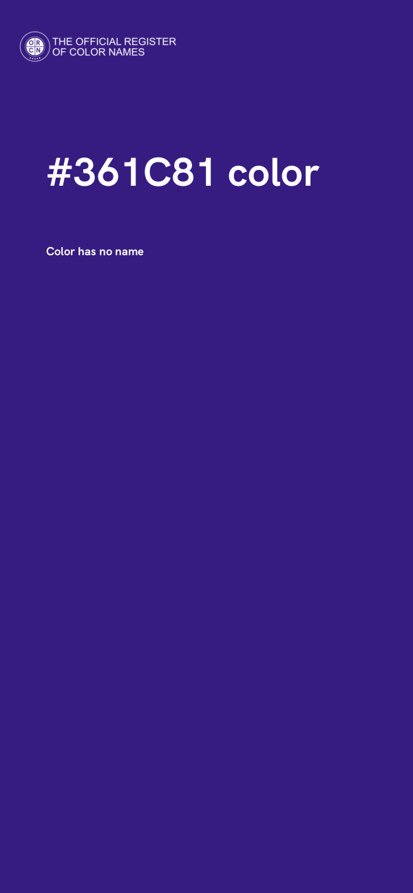 #361C81 color image