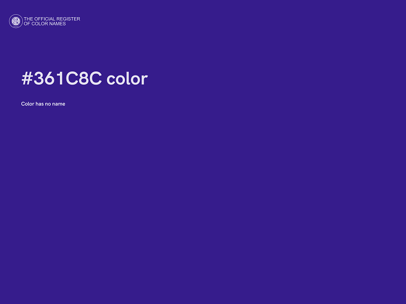 #361C8C color image