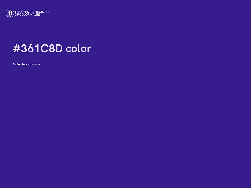 #361C8D color image