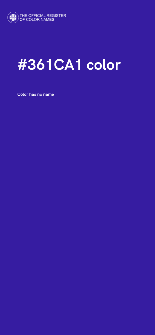 #361CA1 color image
