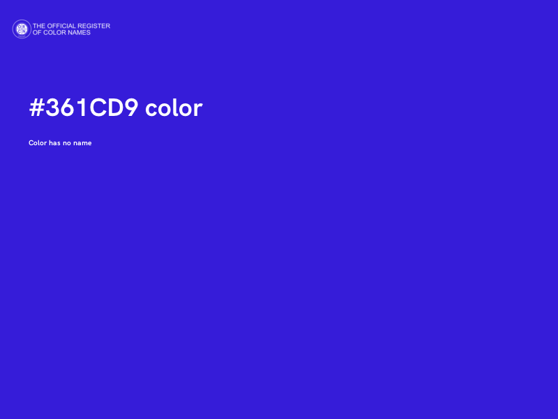 #361CD9 color image