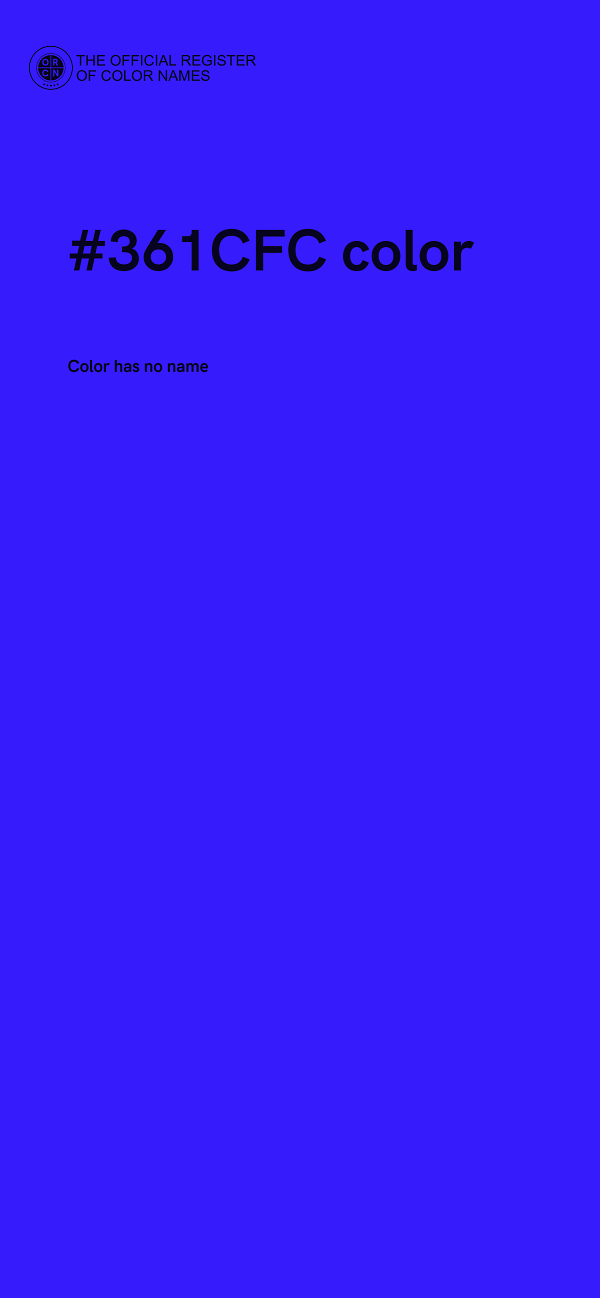 #361CFC color image