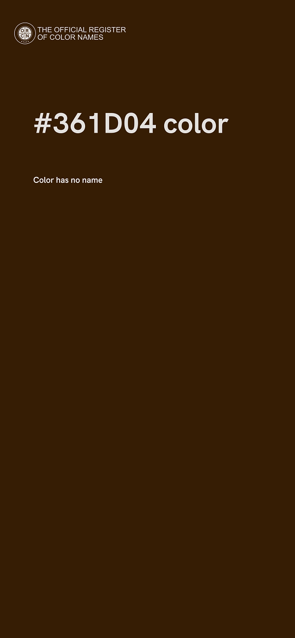 #361D04 color image