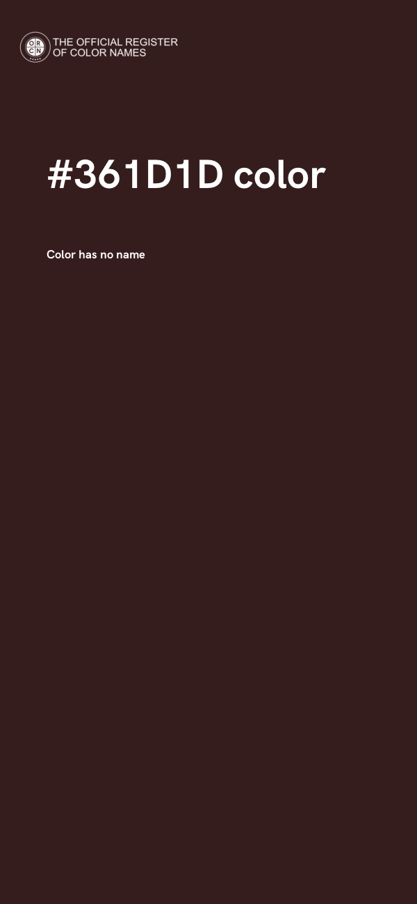 #361D1D color image