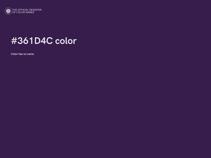 #361D4C color image