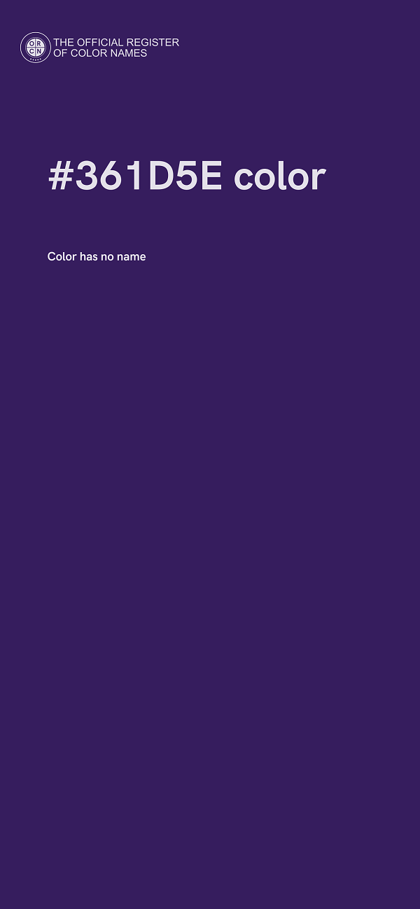 #361D5E color image