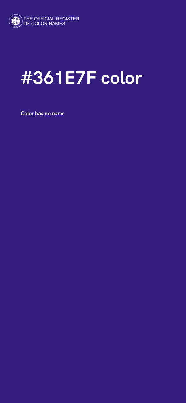 #361E7F color image