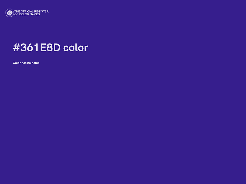 #361E8D color image