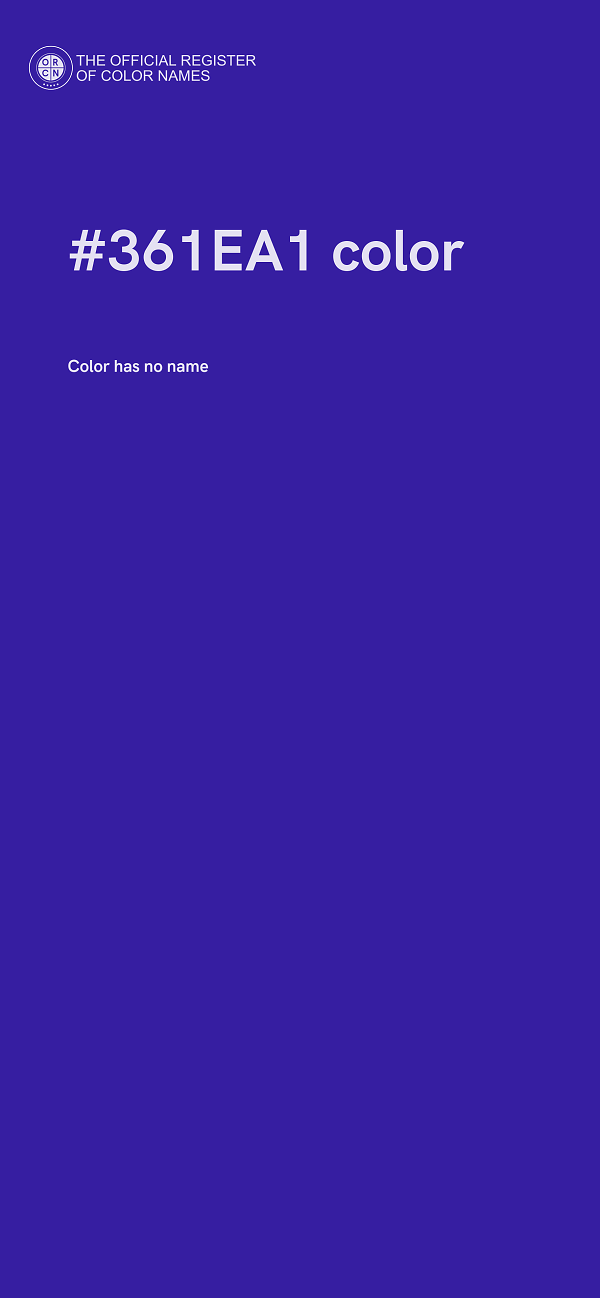 #361EA1 color image