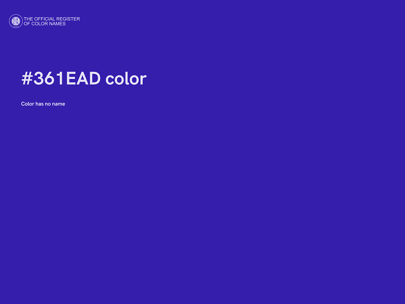 #361EAD color image