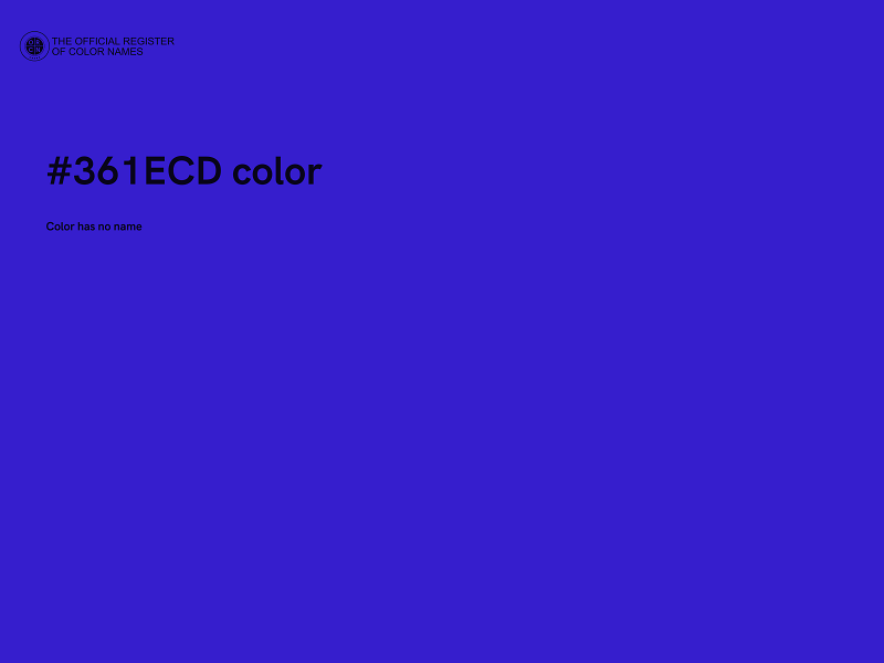 #361ECD color image