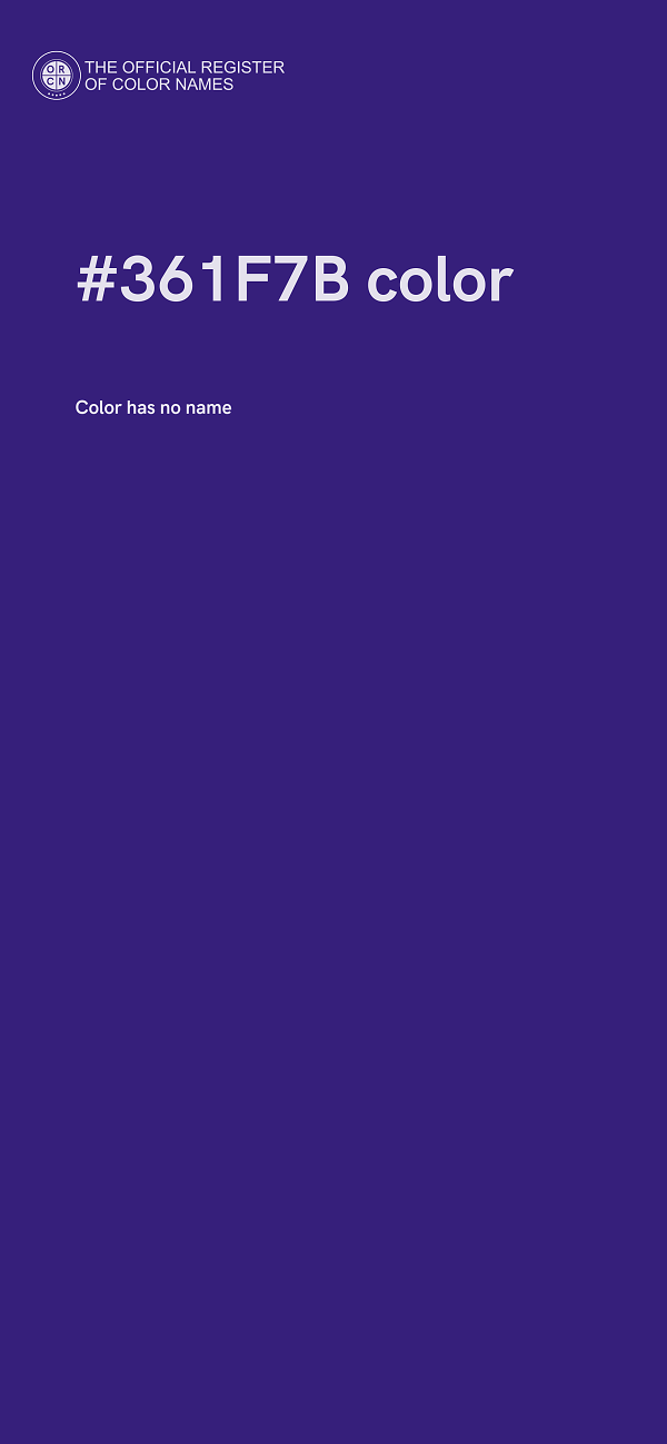 #361F7B color image