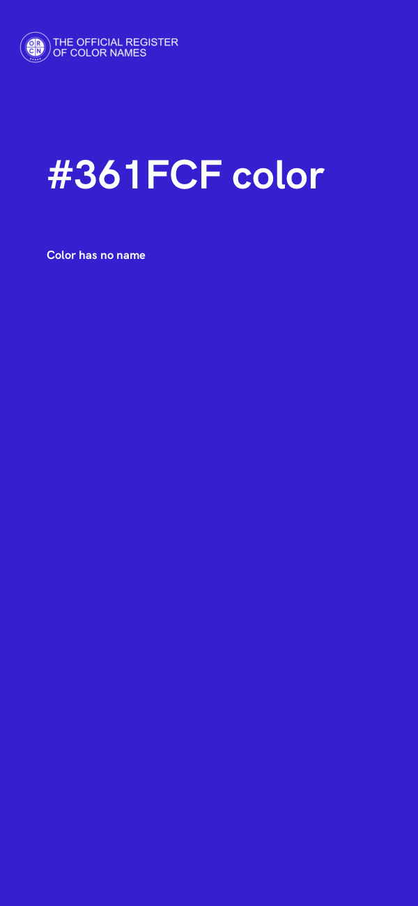 #361FCF color image