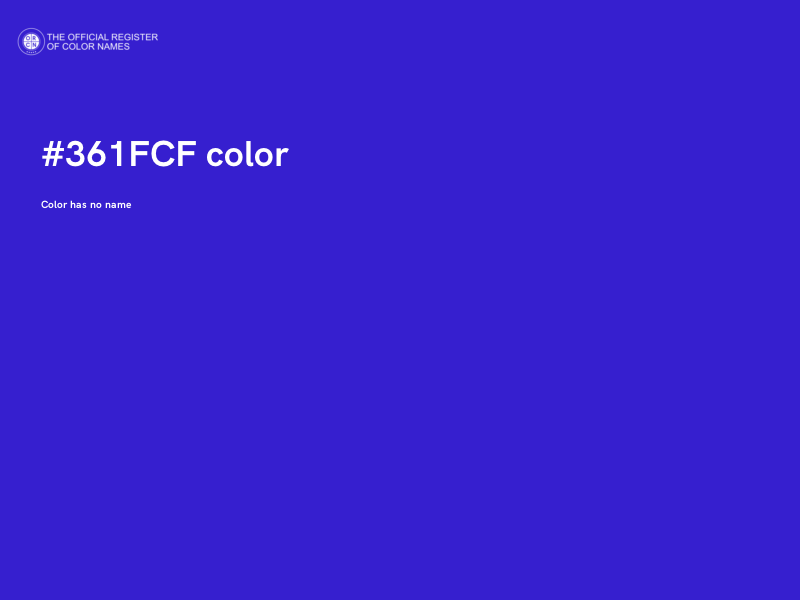 #361FCF color image