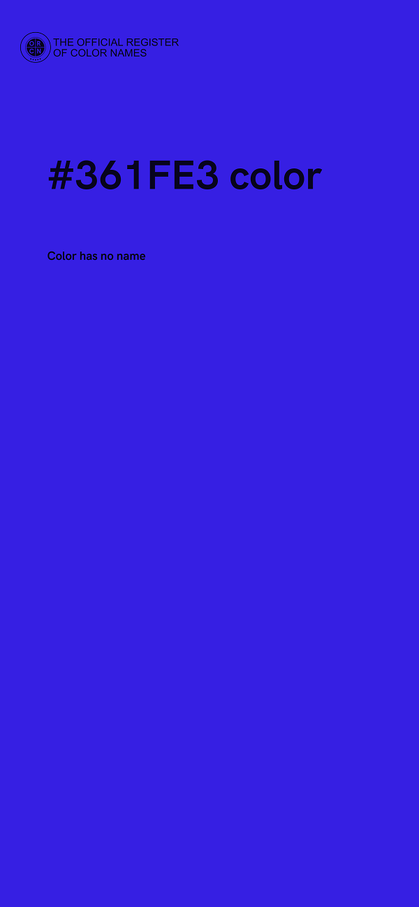 #361FE3 color image