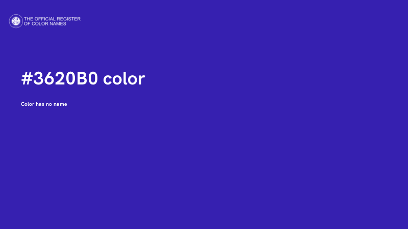 #3620B0 color image