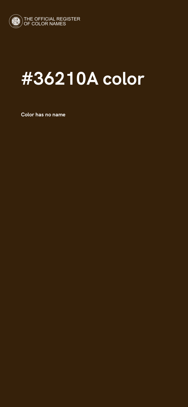 #36210A color image