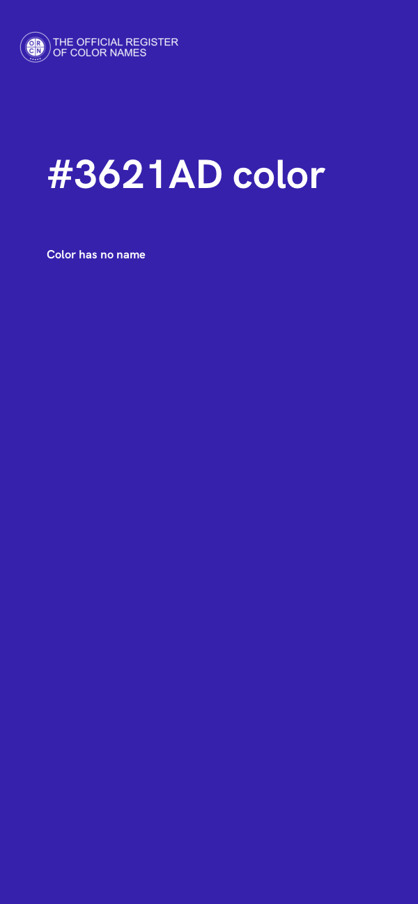 #3621AD color image