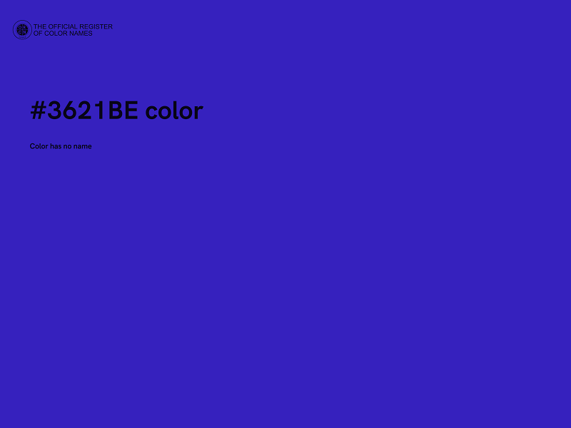 #3621BE color image