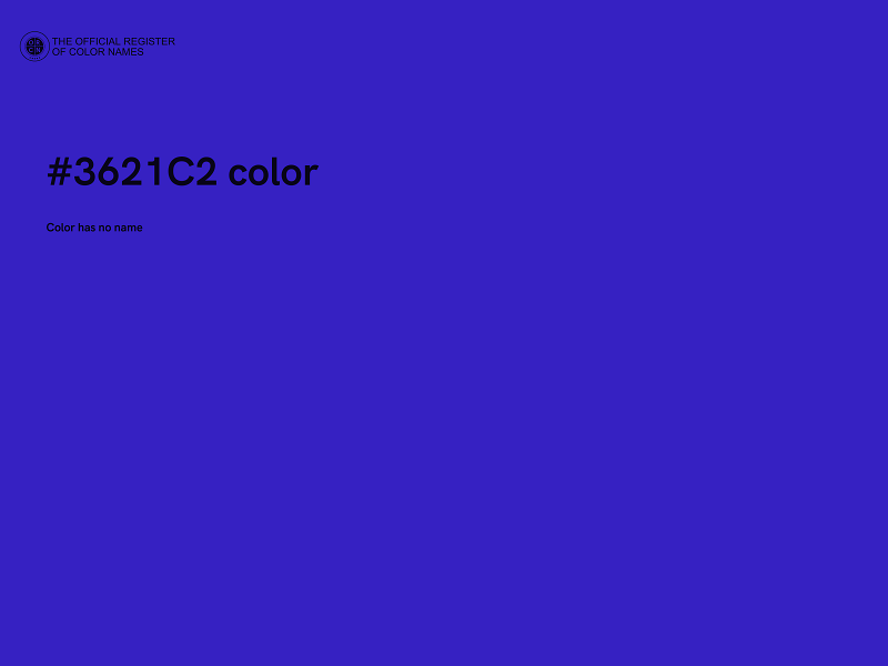 #3621C2 color image