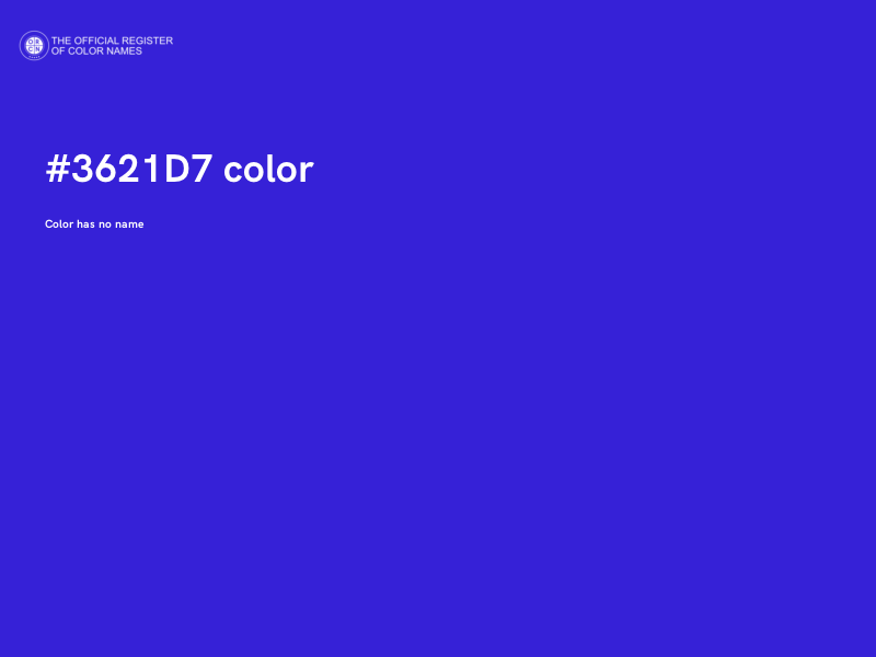 #3621D7 color image
