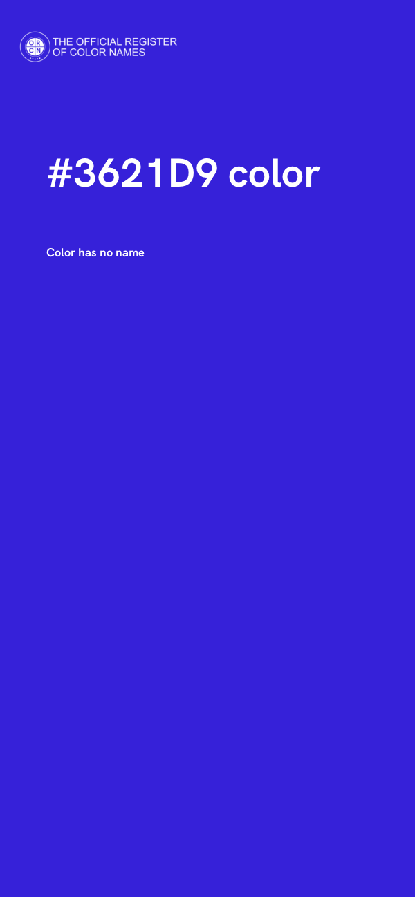 #3621D9 color image