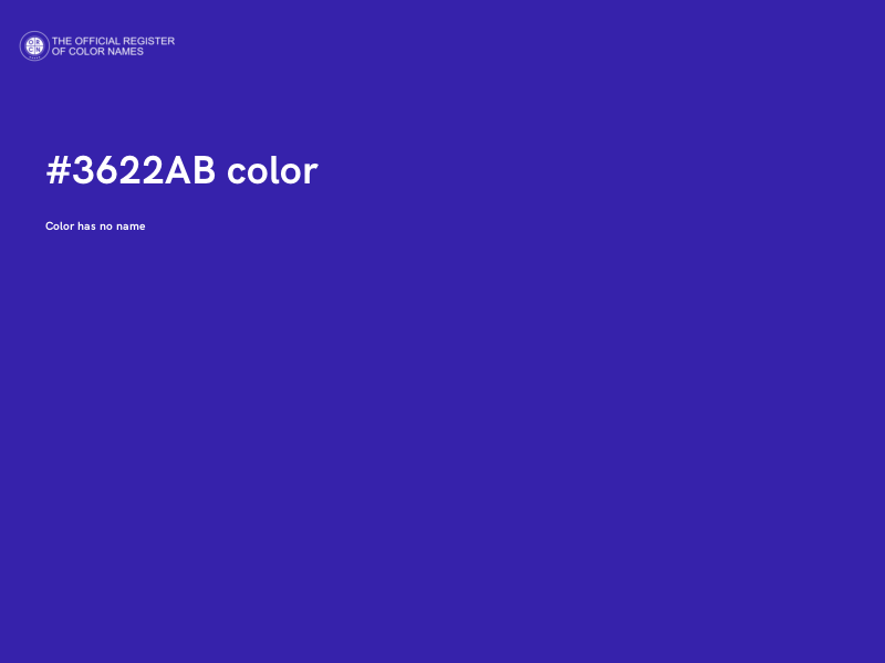 #3622AB color image