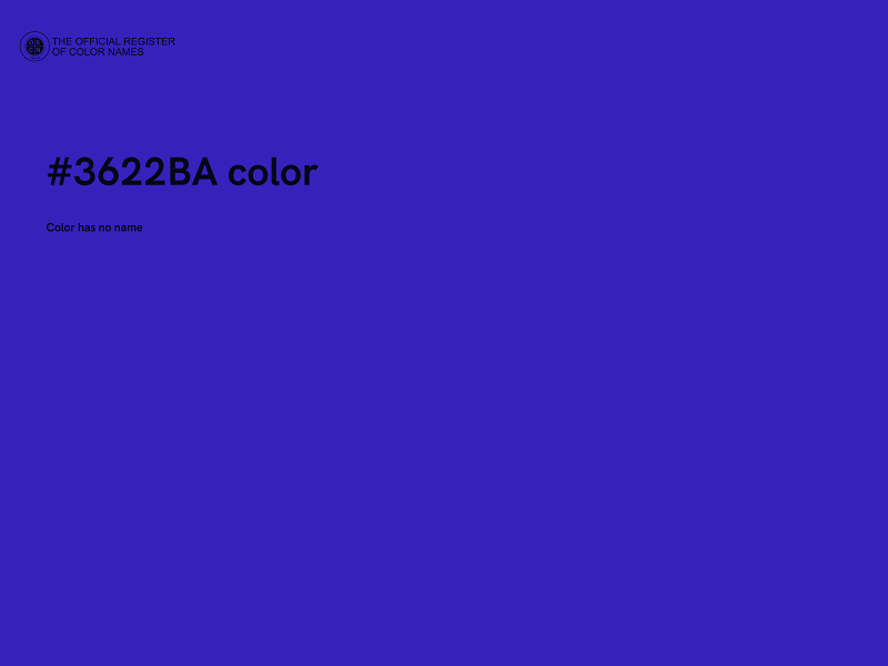 #3622BA color image