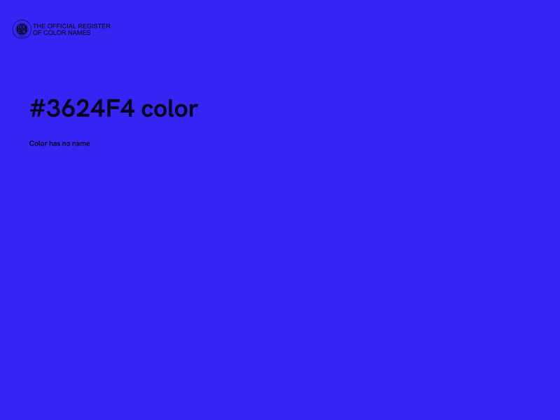 #3624F4 color image