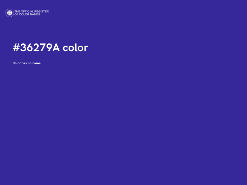 #36279A color image